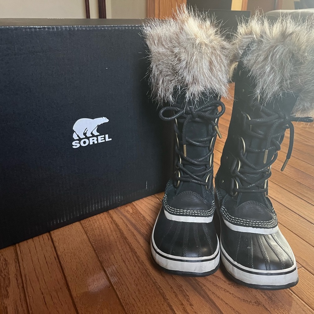 Sorel Joan of Artic Black Boots